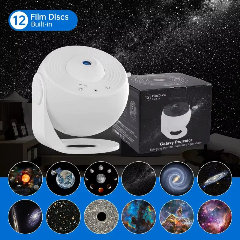 Galaxy Projector Night Light Star Projector Light Projector for Bedroom 13 Film Discs Planetarium Projector for Kids