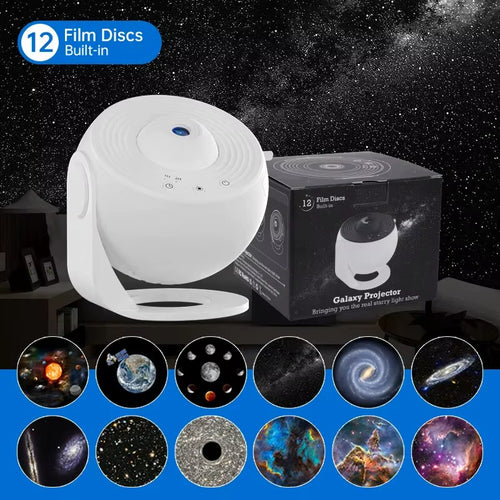 Galaxy Projector Night Light Star Projector Light Projector for Bedroom 13 Film Discs Planetarium Projector for Kids