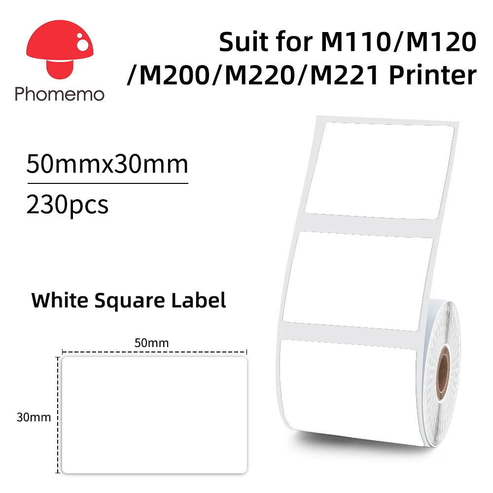 Phomemo M110 Portable Label Printer Mini Thermal Self-Adhesive Sticker Printer Mobile Pocket Tag Price UV Label Sticker Printer